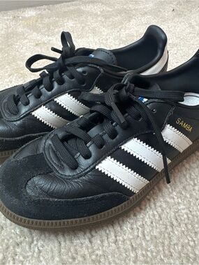 adidas Samba Black White Leather Casual Sneakers